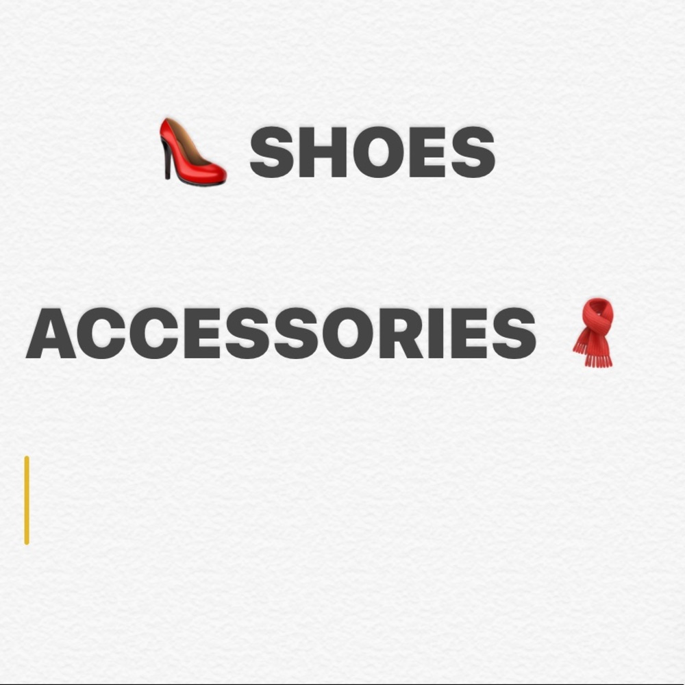 Shoes & Accessories